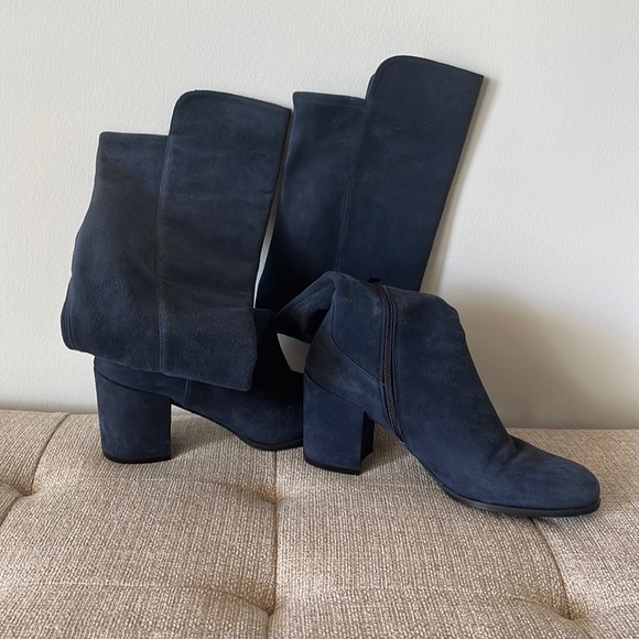 Stuart Weitzman *rare* cobalt blue boots - Picture 1 of 5